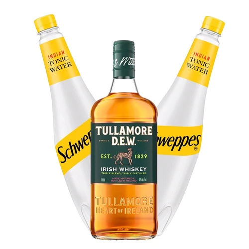 Tullamore Dew Blended Irish Whiskey 70cl with Tonic Mixer